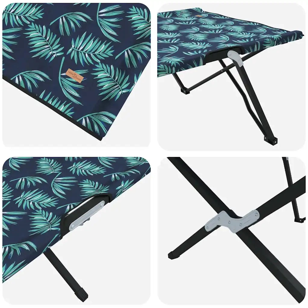 Letto da campeggio pieghevole Foglia Foresta 206 x 76 x 74 cm CFW5292589