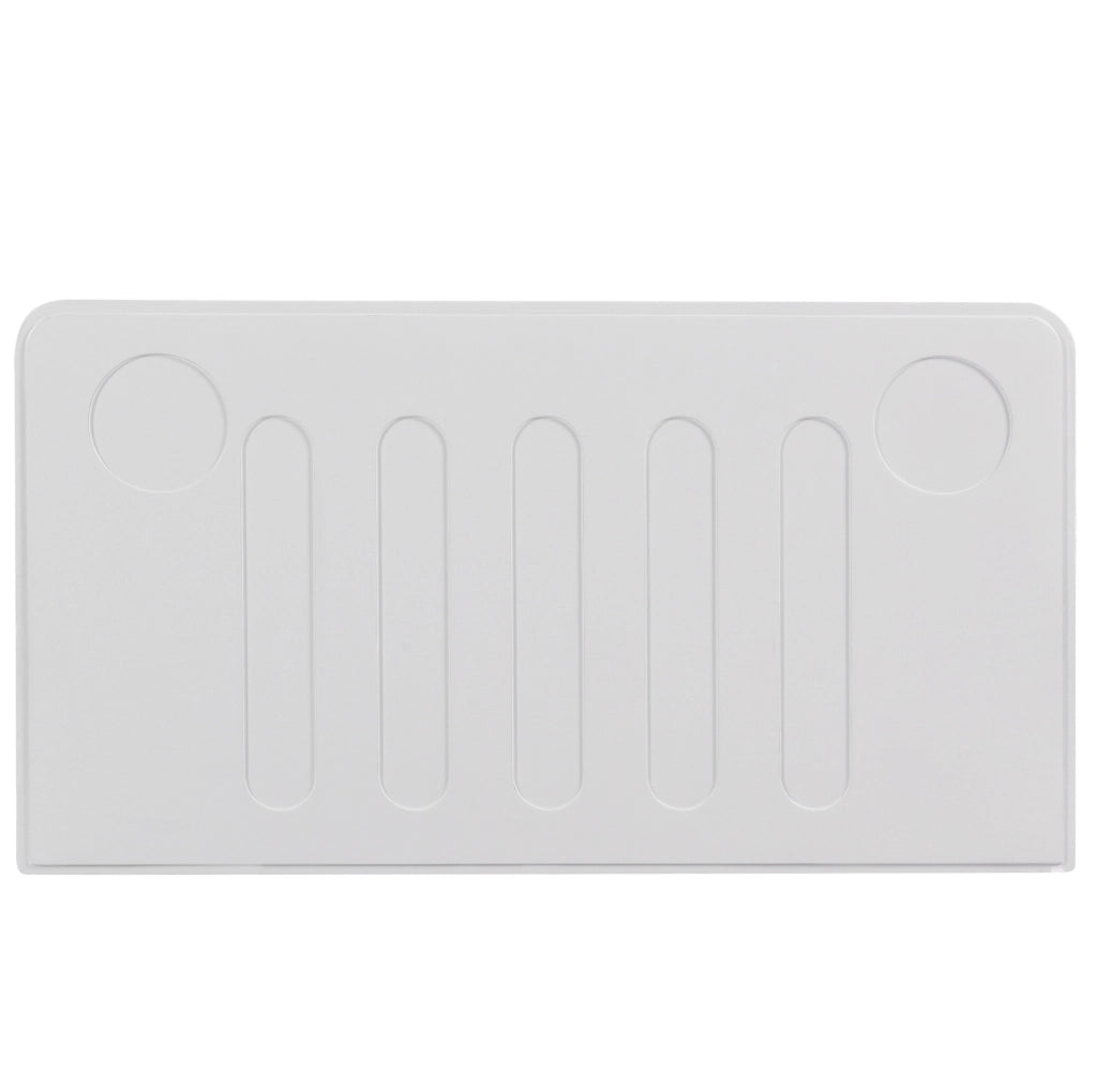 Letto per bambini a forma di auto 90x200 cm con sponde in pino e MDF bianco e naturale