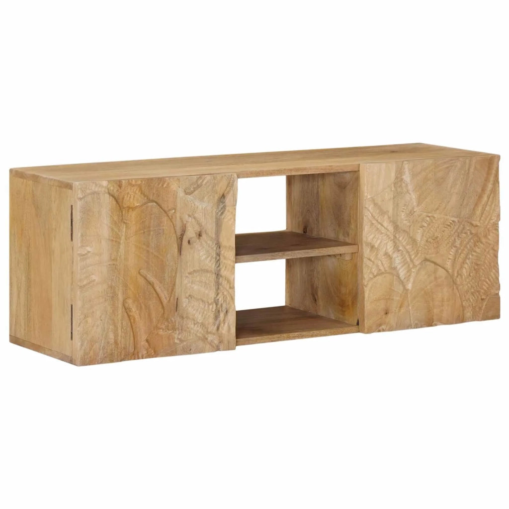 Mobile TV da Parete con lo scaffale con porta 100 x 30 x 35 cm 42020124