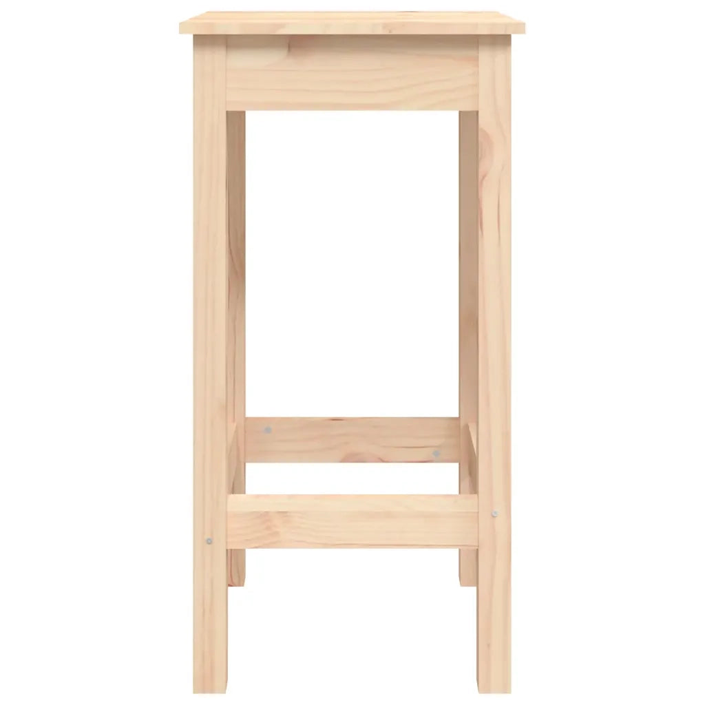 Set da Bar 3 pz in Legno Massello di Pino