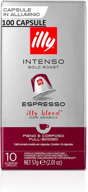 100 capsule caffè illy tostato intenso in capsule compatibili
