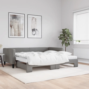 Divano Letto Estraibile Materassi Grigio Scuro 100x200 Tessutocod mxl 106613