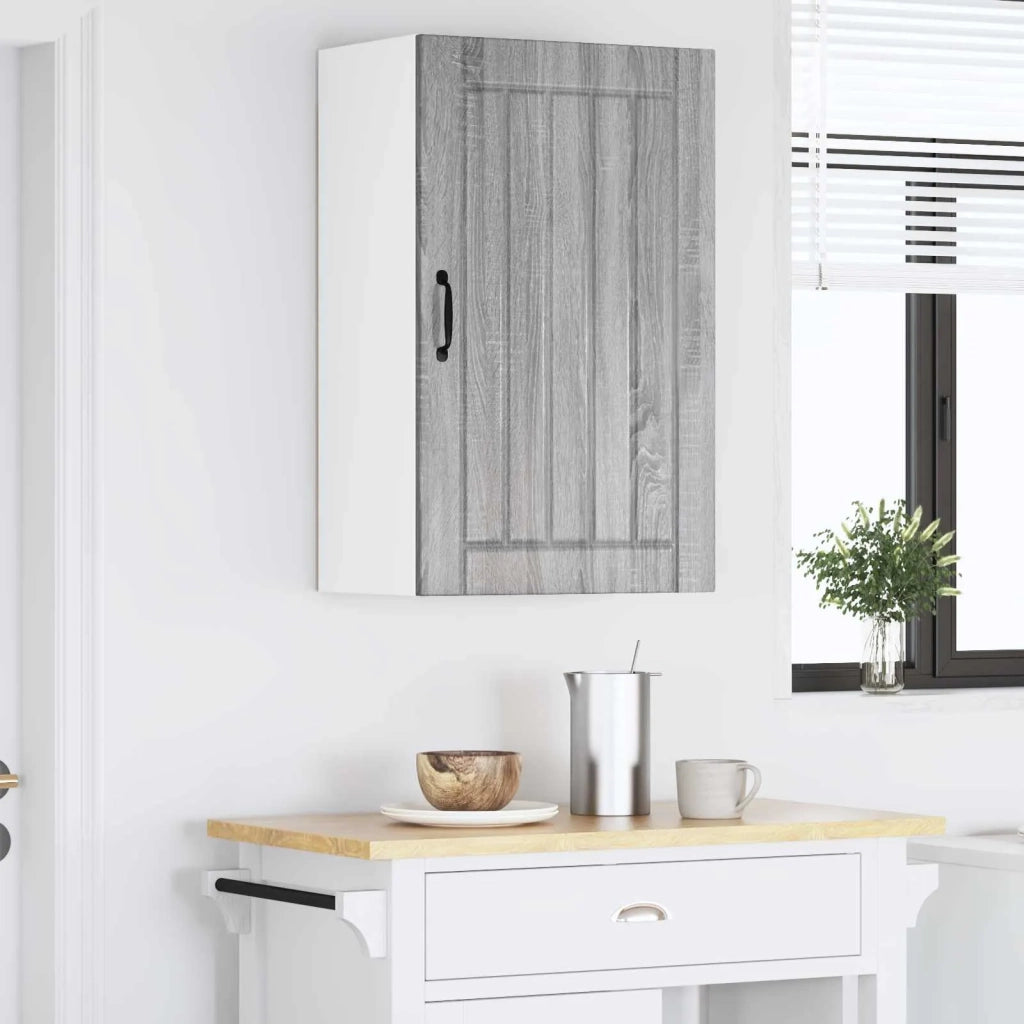 Armadietto a muro LUCCA Grigio Sonoma 50 x 31 x 80 cm