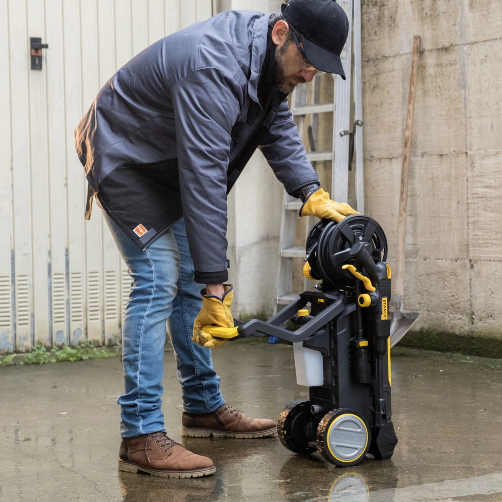 Stanley Idropulitrice SXPW25HFDSS ad Alta Pressione, con Doppia Velocità, per Auto ed Esterni Casa, con Manico Pieghevole (170 bar, 500 l/h, 2500 W) Modello 2026