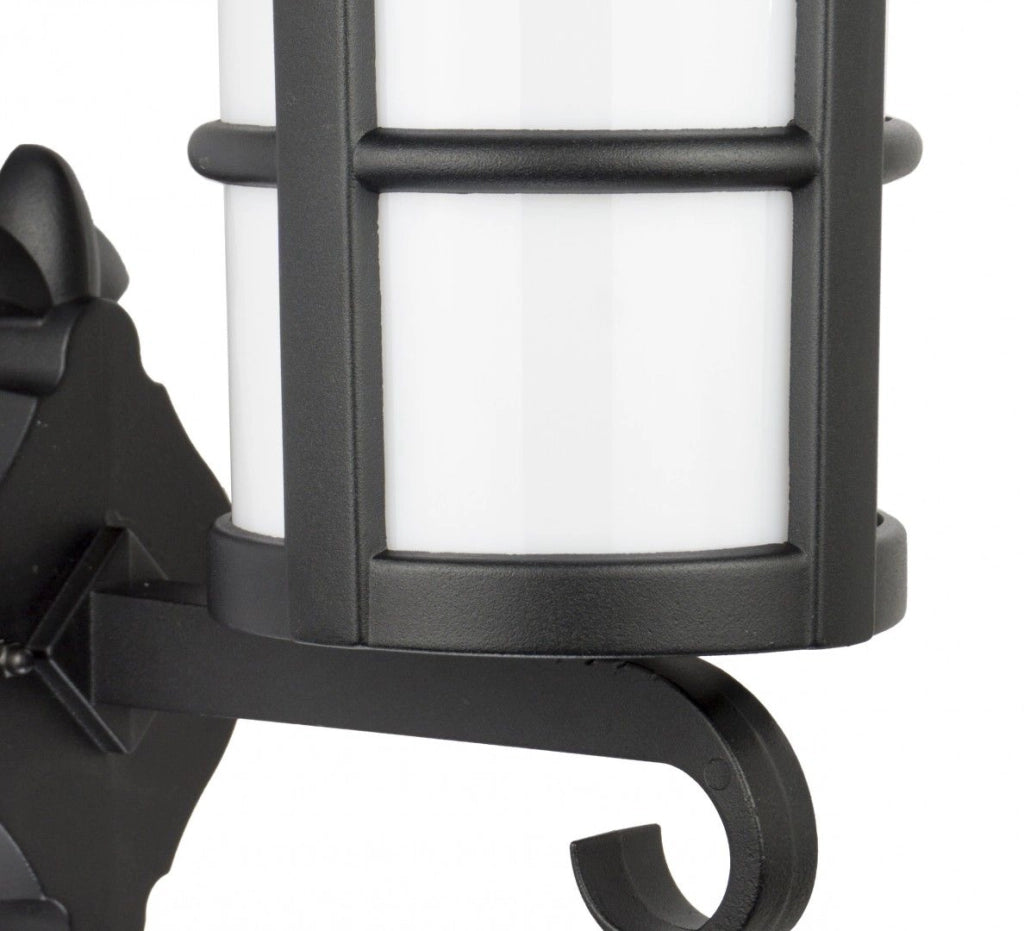 Applique da esterno SU-MA Cordoba nera 1 luce E27 IP23