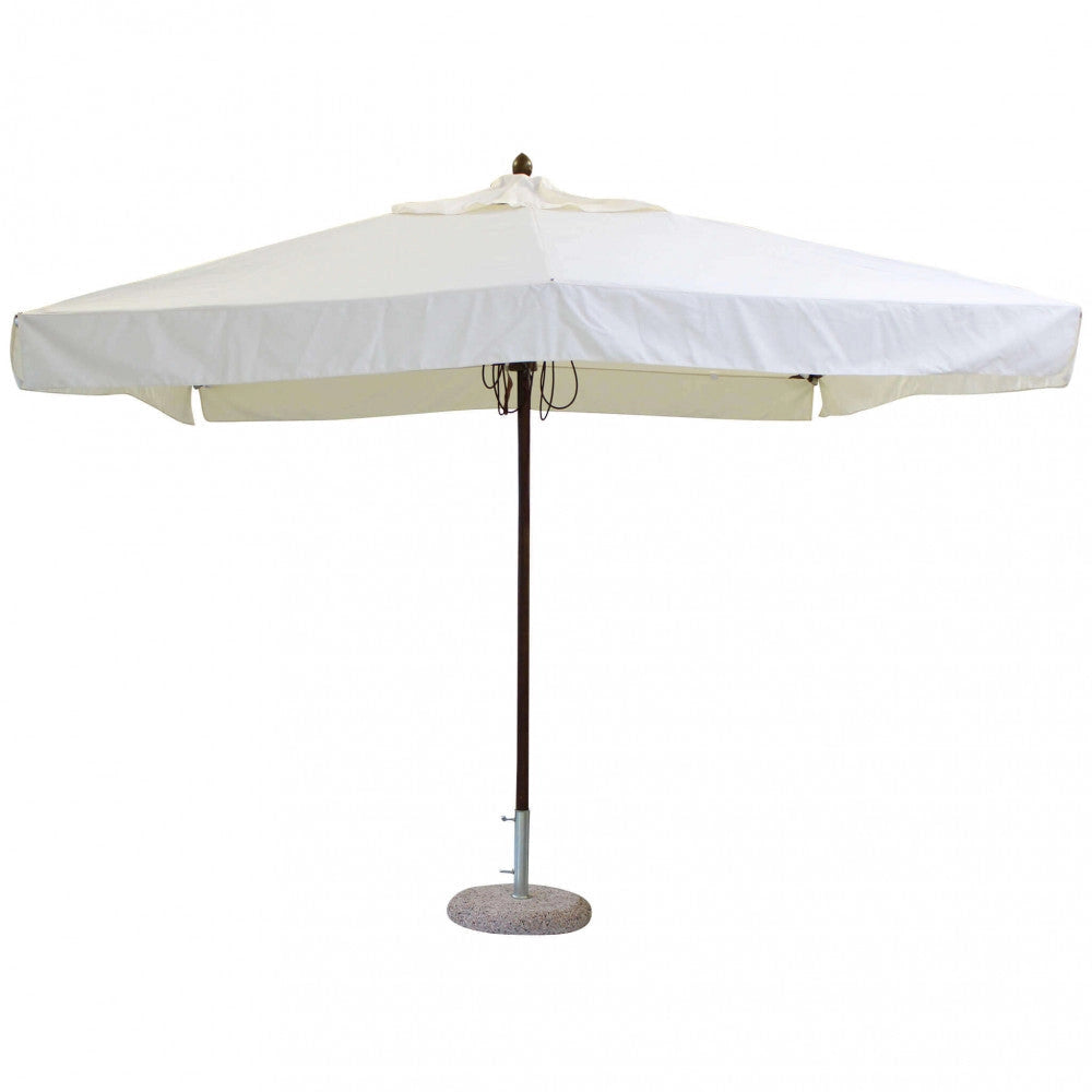 Ombrellone da Giardino 3x4 m Palo Ø48 mm Venere in Legno Marrone