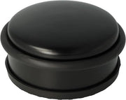 Stoppera di sicurezza rotonda in acciaio inossidabile antiscivolo 10 x 4 cm 1200 g nero