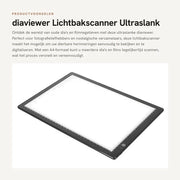 Scanner per pellicole A4 - 3 livelli di illuminazione regolabili - Per negativi di pellicola - Adatto per vecchie diapositive