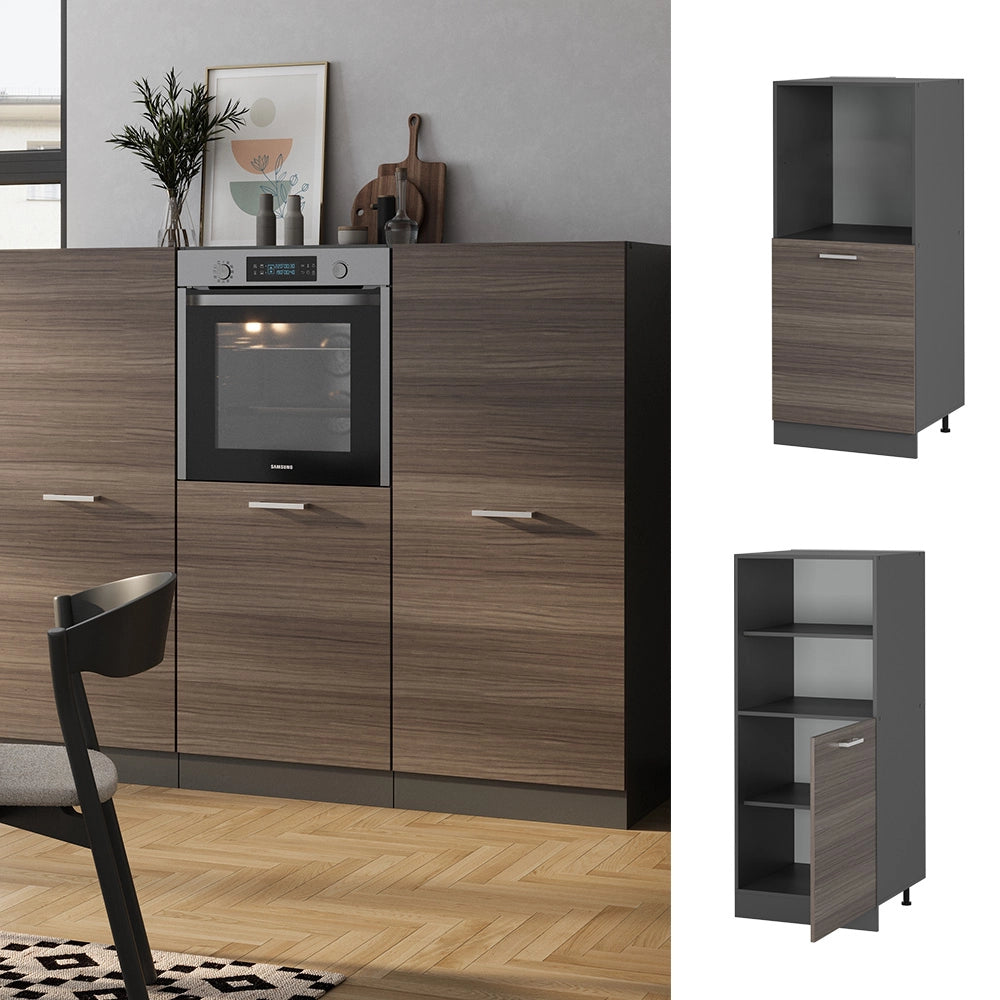 Vicco Mobile per forno da incasso Grigio nobile 60 cm