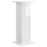 Supporto per piante | Sostegno per piante Bianco Lucido 30,5 x 30 x 80,5 cm