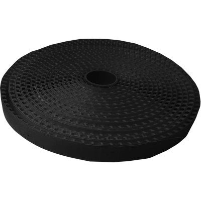 NASTRO AGGRAPPA ZANZARIERA EFFE - ADESIVO NERO MM 10 X ML 6,6 X RETE FIBRA E ALL.- 6 pezzi