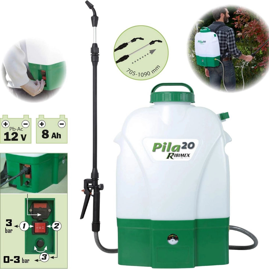 Nebulizzatore A Batteria "Pila" 20L - PRP200DE