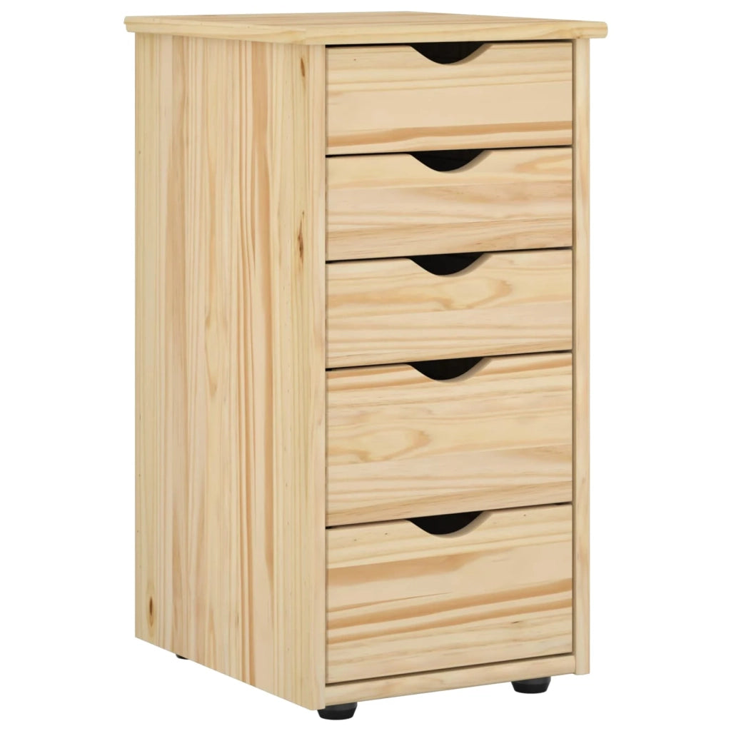 Armadietto Marrone 34 x 39 x 61,5 cm Legno di Pino Massello 42032390