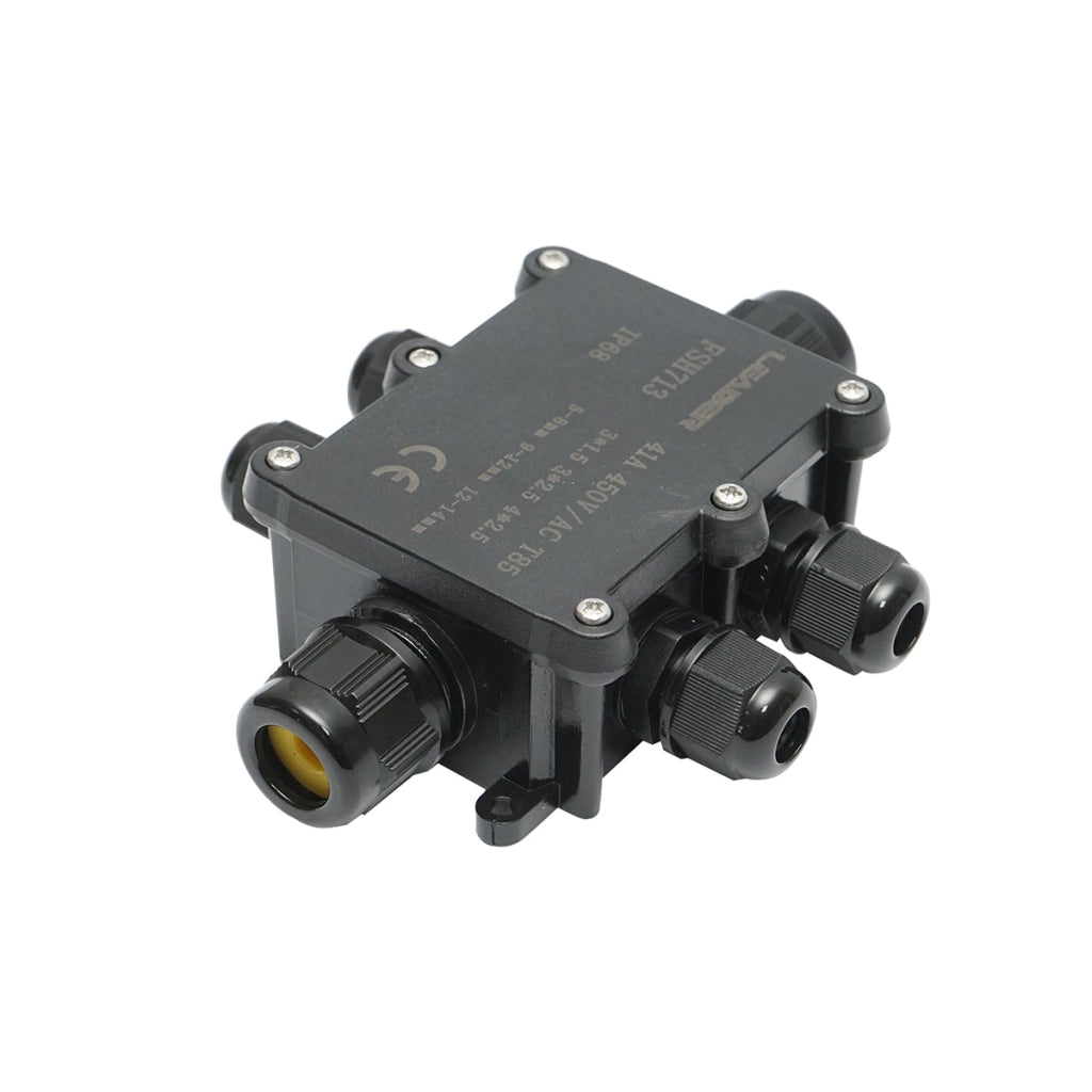 Scatola di derivazione stagna  41A 450V AC, 6 vie 5-14mm IP68 Leader