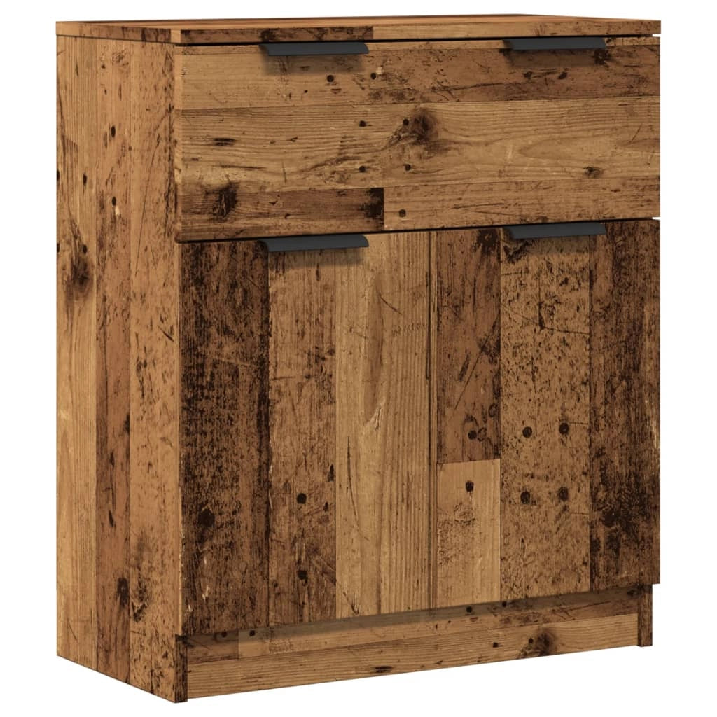 Buffet credenza cassettiera armadio mobile contenitore organizer cucina soggiorno salotto legno vecchio 60 x 30 x 70 cm legno ingegnerizzato marrone 02_0036605