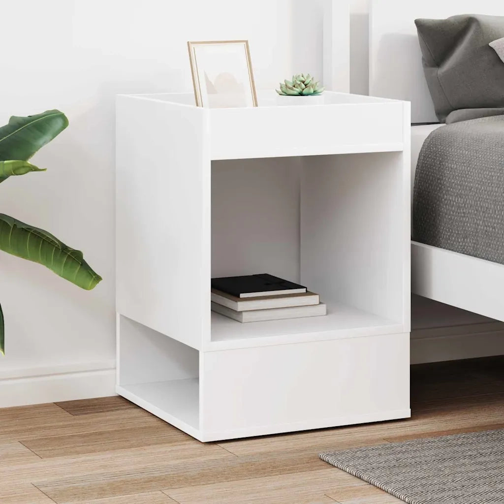Tavolino Bianco 40 x 40 x 56 cm Legno multistrato