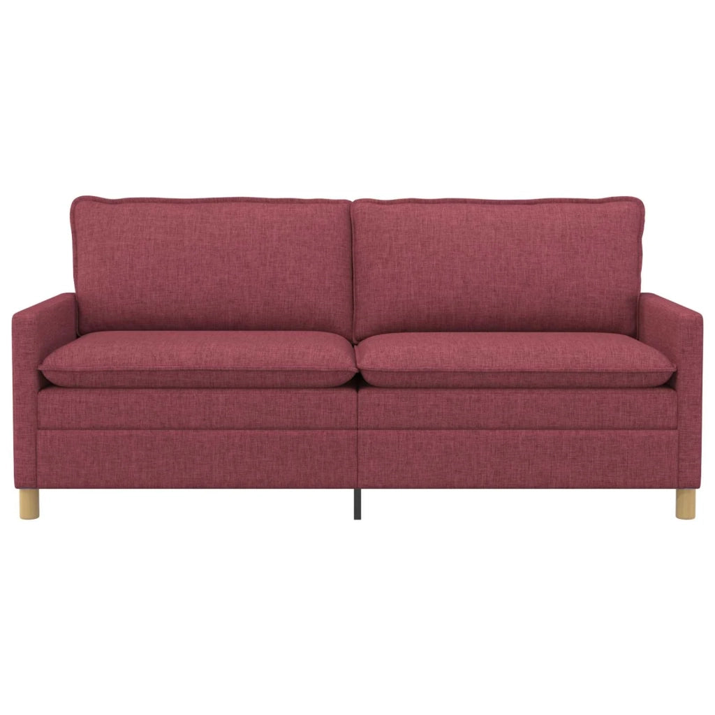 Divano | Divano da soggiorno | Sofa Rosso Vino Tessuto