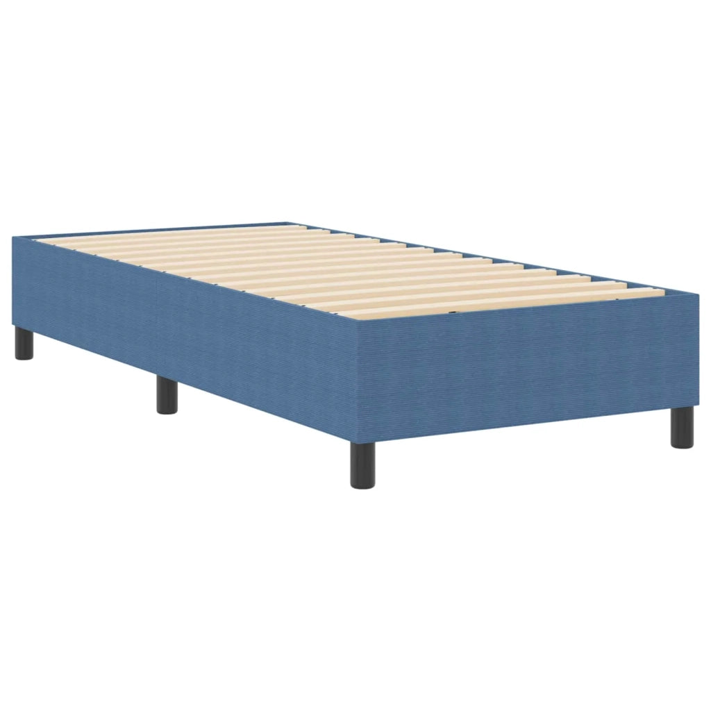 Struttura letto piattaforma-Giroletto-Rete del Letto Blu 100 x 200 cm Tessuto in Cords