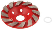 Disco abrasivo 100 mm - Disco per granito - Disco per cemento - Disco per ceramica - Alta resistenza all'usura - Efficente e sicuro