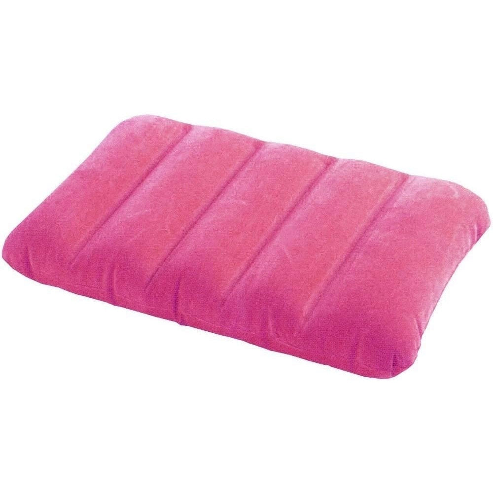 Trade Shop - Cuscino Kids Gonfiabile Floccato Accessori Campeggio 43x28x9cm Vari Colori 68676 -