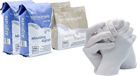 Kit di modellazione a mano con cera o gesso per creare mani in gesso
