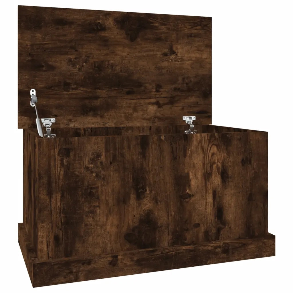 Contenitore Rovere Fumo 70x40x38 cm Legno Multistrato 816509