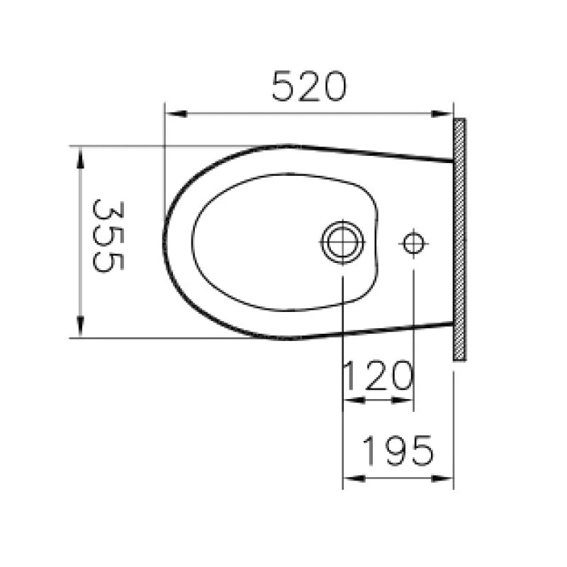 Bidet sospeso - Serie Normus
