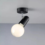 APPLIQUE DA PARETE ORIENTABILE NERA 1 LUCE PUNTO FAN EUROPE