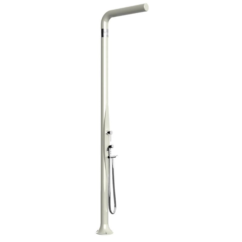Doccia Tradizionale In Polietilene Funny Yang Top Line Con Doccetta E Miscelatore Colore Perla Bianca Cv-T245-Tl/9400