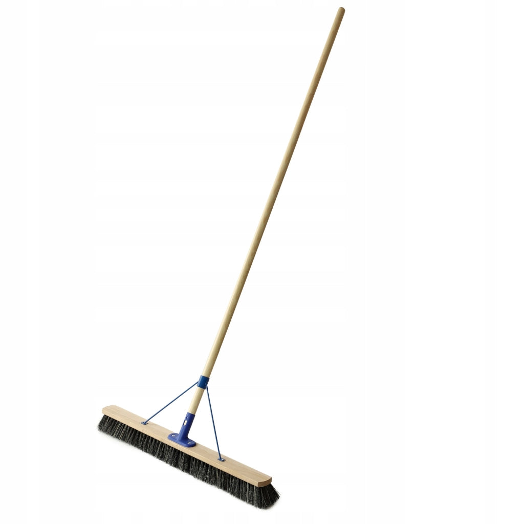 Scopa universale KADAX per esterni, 80 cm, con manico, per giardino.