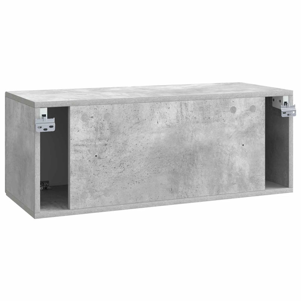Mobile Porta TV da Muro Grigio Cemento 78,5 x 31 x 30 cm 898548