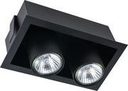 Faretto incasso Nowodvorski Downlight nero 2xGU10 8940