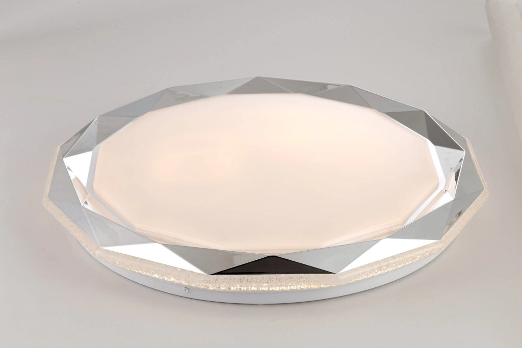 Plafoniera LED Polux Glossy 51cm 72W 8000lm CCT+telecomando