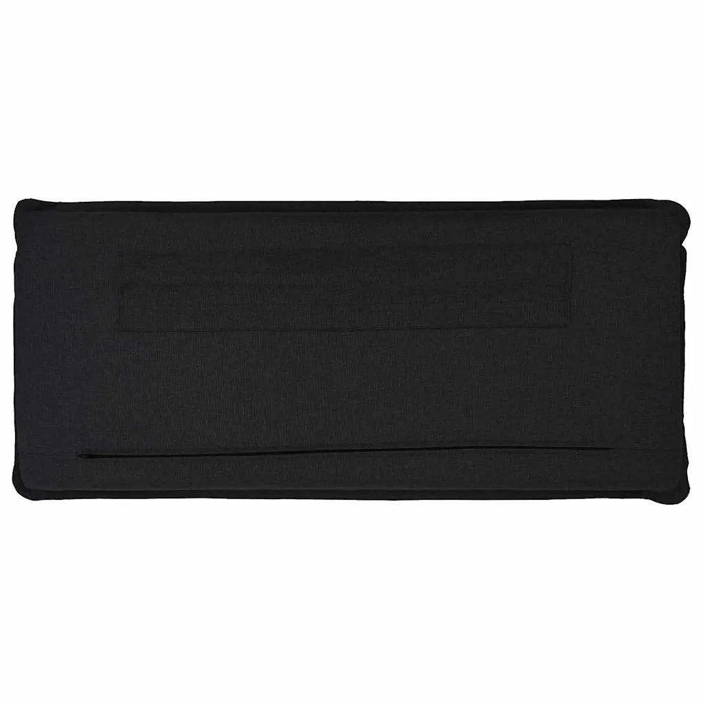 Testiera imbottita Naturale e Nero 90 cm Pino massello