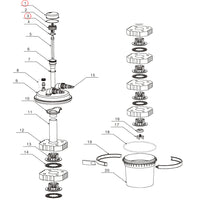 Unità di collegamento elettrico di ricambio per filtro a pressione laghetti CPF-380