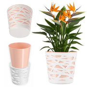 KADAX - Inserto in plastica per vaso di fiori e piante, 15 cm, beige