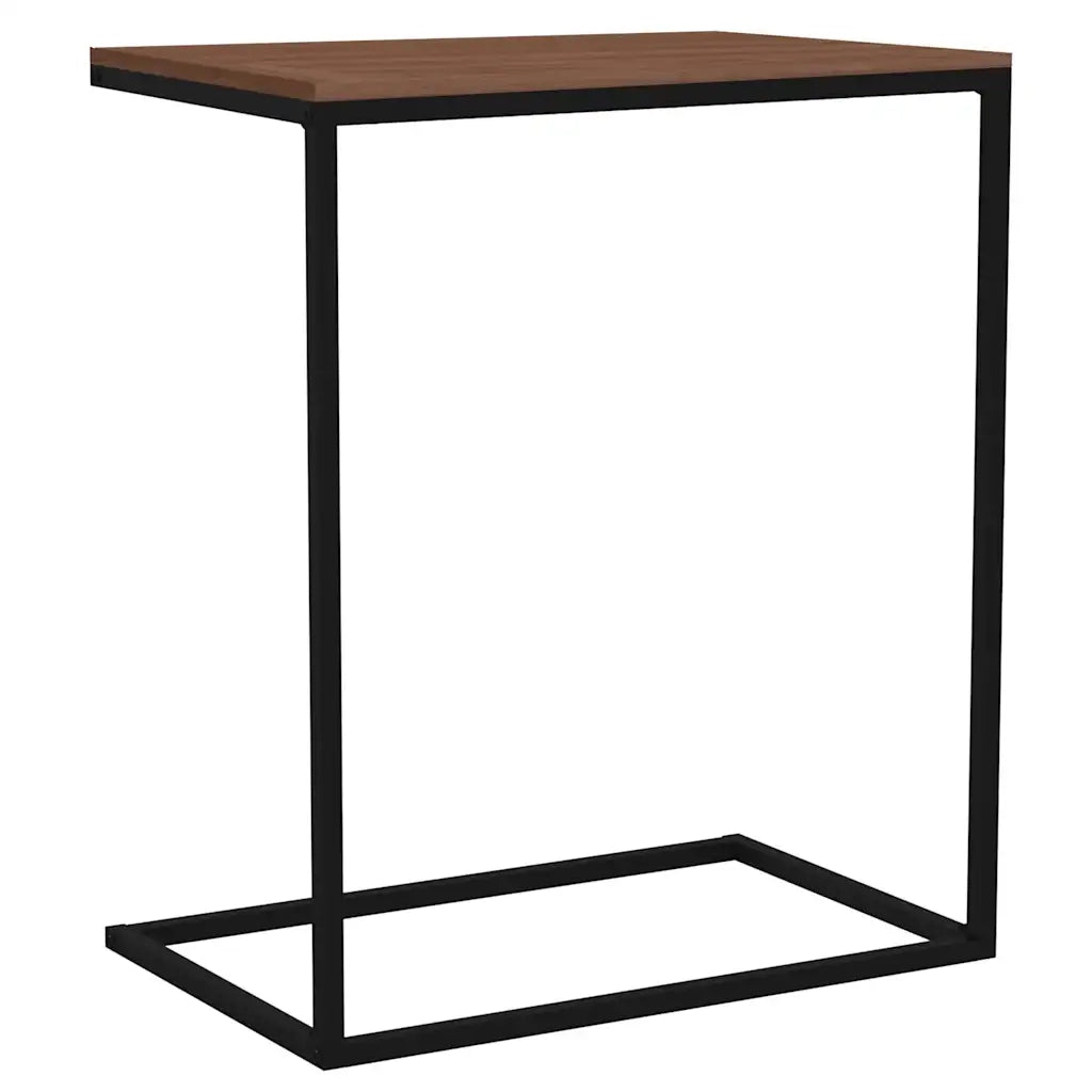 Tavolino da Salotto Nero 55x35x66 cm in Legno Multistrato cod mxl 62766