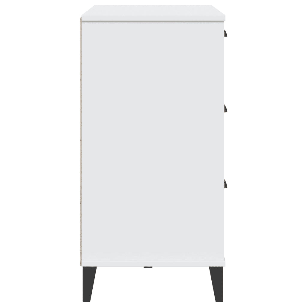 Credenza-Buffet-Armadio da cucina VIKEN Bianca 80x40x80 cm in Legno Multistrato 924257
