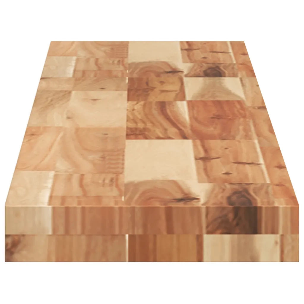Mensole da Parete 3 pz 120x20x4 cm Legno Acacia Rifinito a Olio