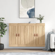 Armadietti a Parete 2 pz Rovere Sonoma in Legno Multistrato 3197996