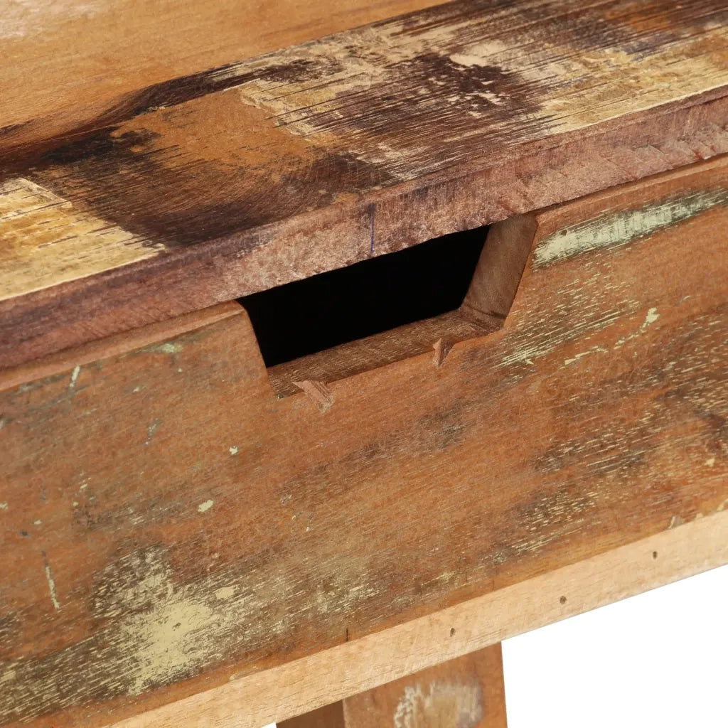 Scrivania | Tavolo da Ufficio in Legno Massello Anticato
