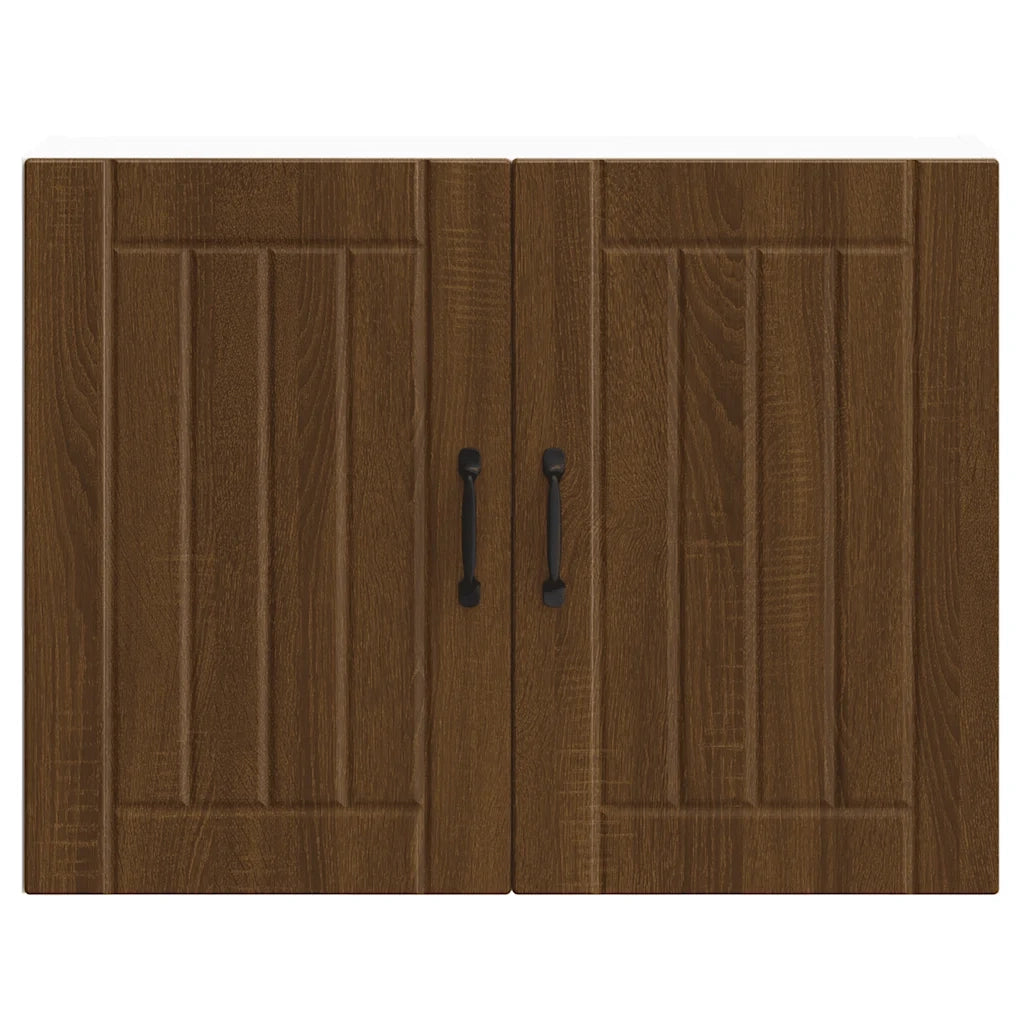 Pensile da Cucina Lucca Rovere Marrone in Legno Multistrato 853834