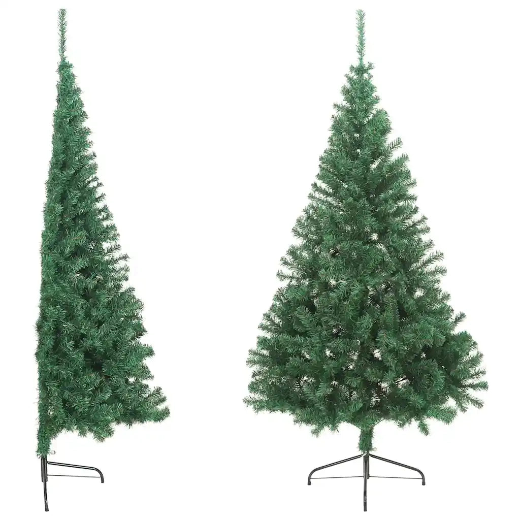 Albero di Natale Artificiale MetÃ  con Supporto Verde 180 cm PVC cod mxl 6596