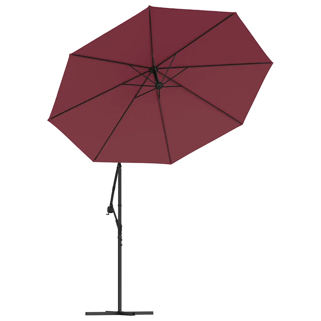Telo di Ricambio per Ombrellone a Sbalzo Rosso Bord¨° 300 cm CFW7338637