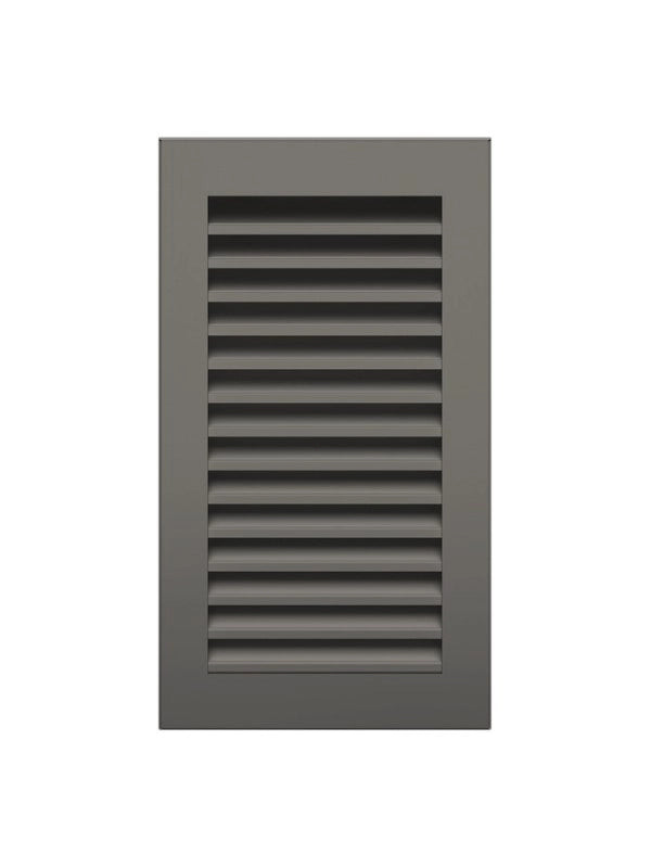 Griglia di ventilazione per camino Grafite - Hide Verticale 30x17