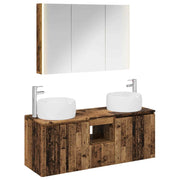 Set di Armadi da Bagno 4 pcs Legno antico Legno ingegnerizzato 3406549