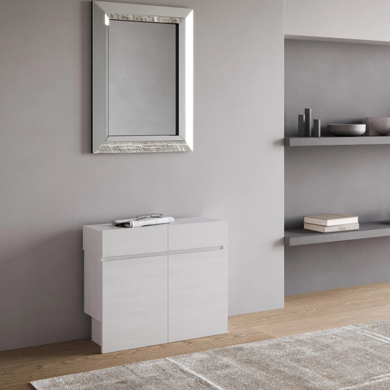 Panche Evolve Inferiore e superiore 72x26x300 - Bianco Frassino