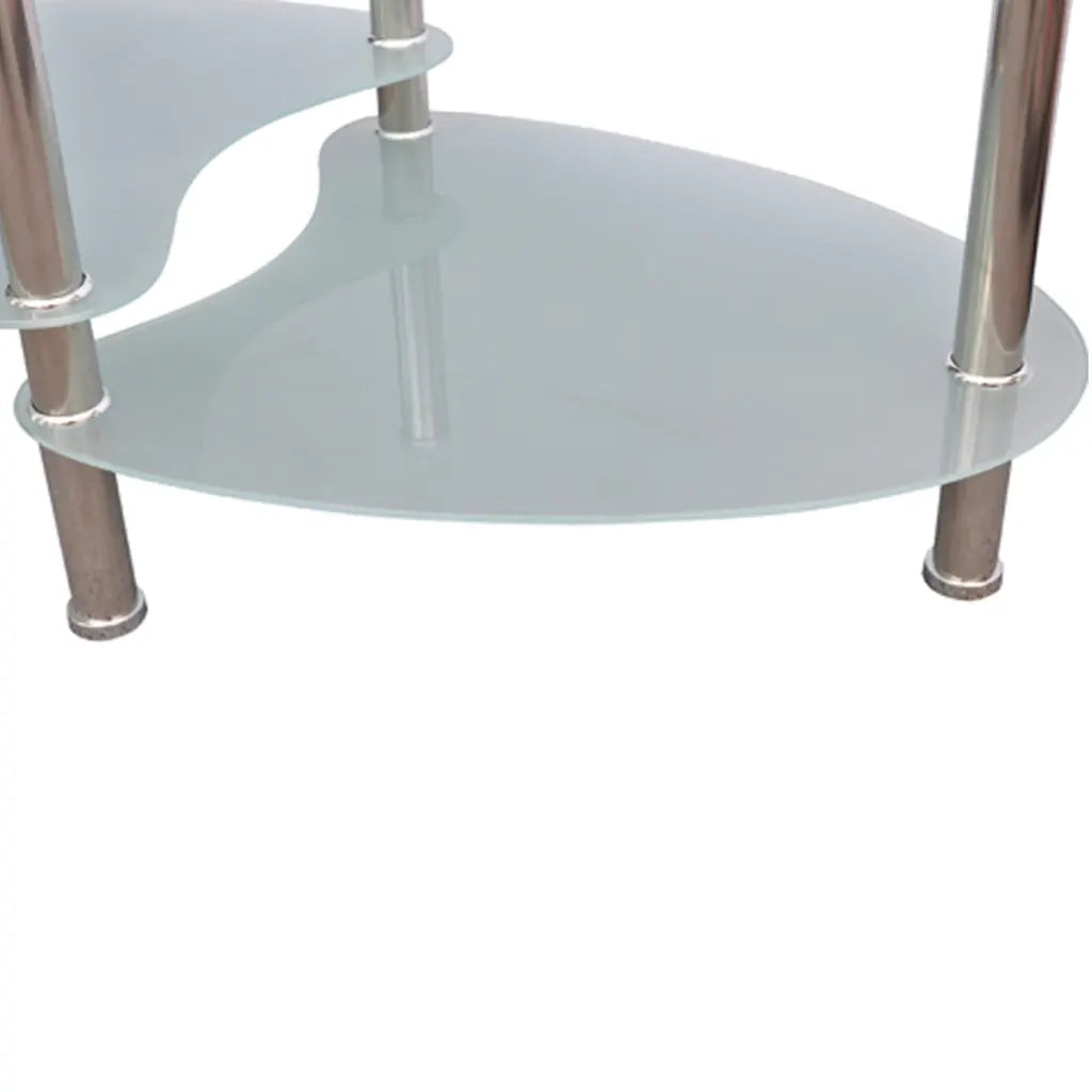 Tavolino da Caffè con Design Esclusivo Bianco 240508