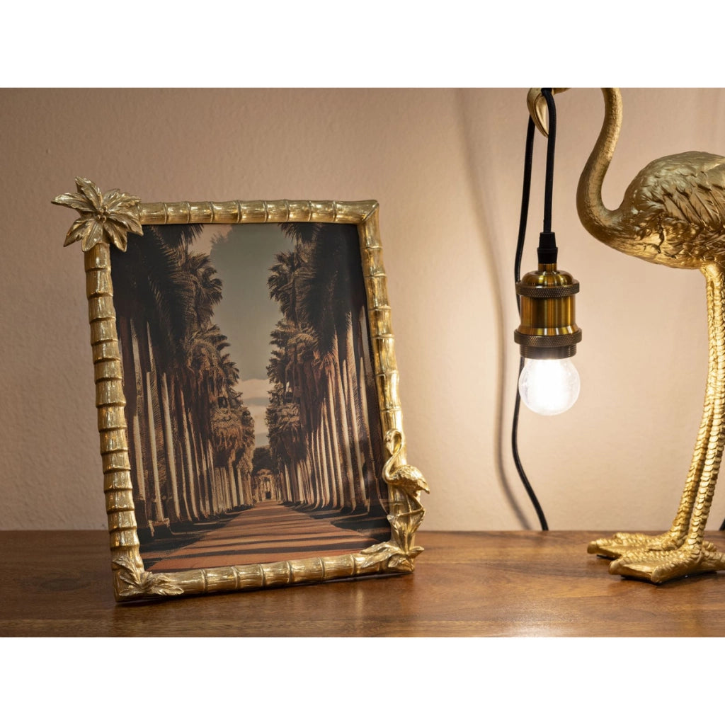 Portafoto Olistic 42, Oro, Poliresina, 30x2,8x26 cm