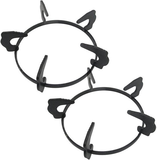 Supporto per wok 182 cm antiaderente ghisa 2 anelli per cucina a gas.